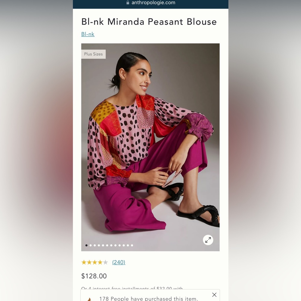 Miranda Peasant Blouse